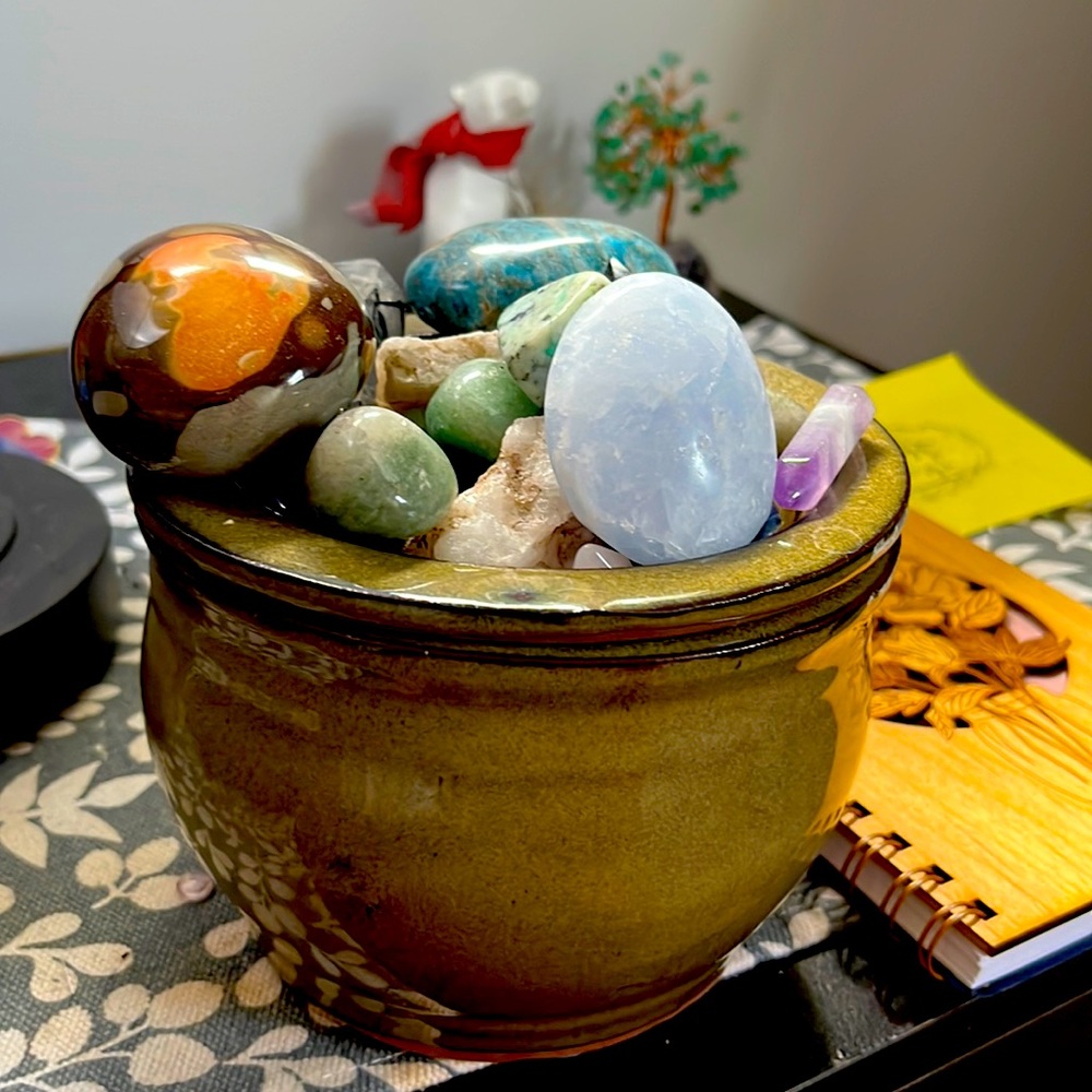 Rocks and crystals collected from different states